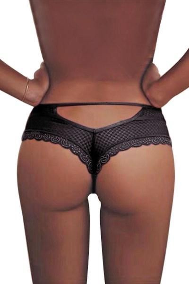 Paris Hollywood P5180 - Erotische Slip - Zwart - S/M
