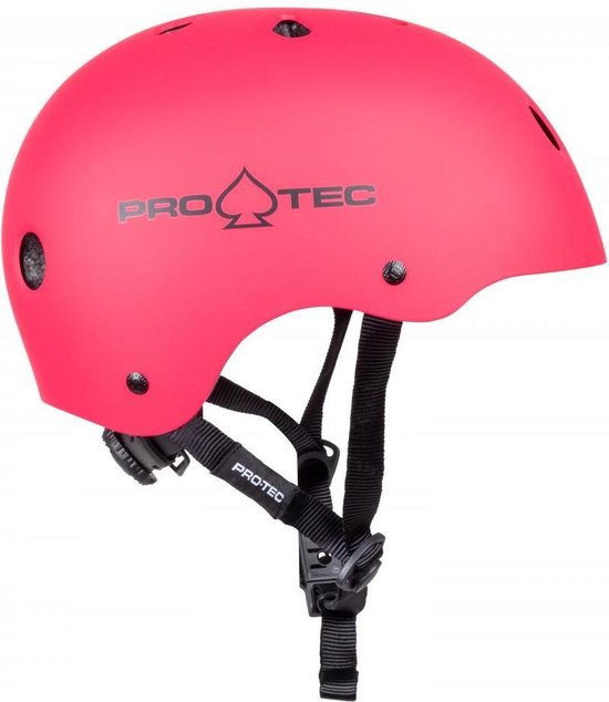 Protec classic fit cert JR skateboard helm matte pink