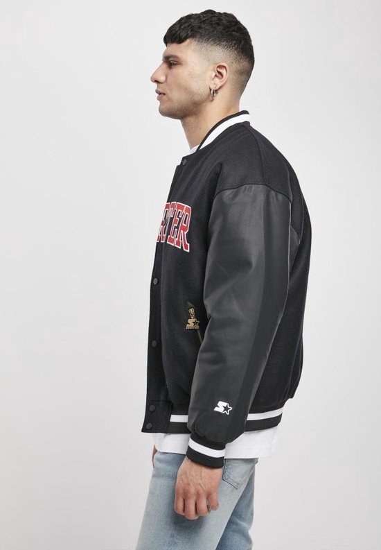Starter College jacket M Starter Team Zwart
