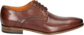 Van Lier Heren Veterschoenen - Cognac - Maat 40.5