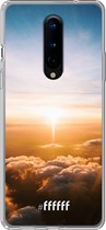 OnePlus 8 Hoesje Transparant TPU Case - Cloud Sunset #ffffff