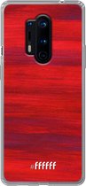 OnePlus 8 Pro Hoesje Transparant TPU Case - Scarlet Canvas #ffffff