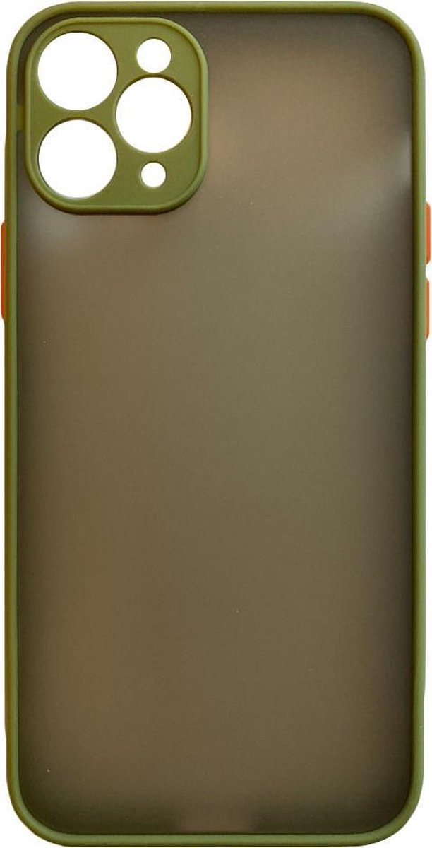 My Choice - Siliconen/Hardcase hoesje voor Apple iPhone 11 Pro - Army