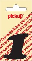 Pickup plakcijfer CooperBlack 40 mm - zwart 1