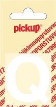 Pickup plakletter Helvetica 40 mm - wit Q