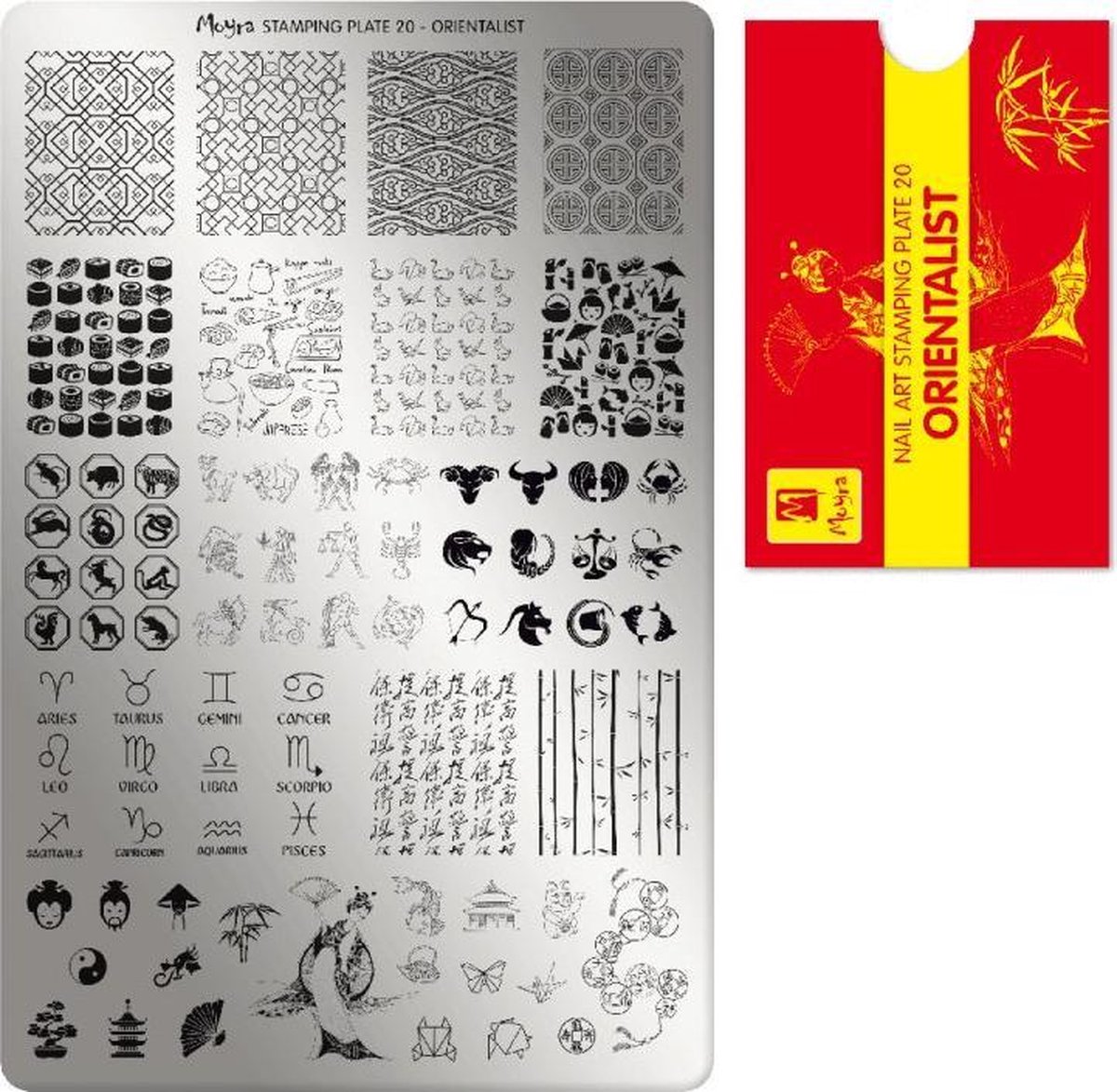 Goedkoopste Moyra Stamping Plate 20 Orientalist
