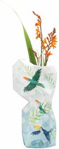 Tiny Miracles - Duurzame Design Vaas - Paper Vase Cover - Toucan - Large