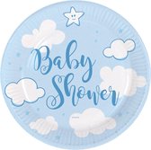 Bordje Babyshower Blauw - 8stk