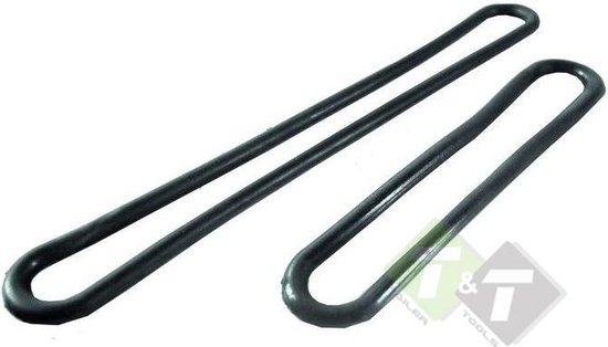 Spanrubber 25 cm - Span elastiek - Spanners - gaaskleedspanner van Merkloos — afbeelding 2