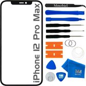 MMOBIEL Front Glas Display Reparatie Set voor iPhone 12 Pro Max - Zwart - 6.7 inch