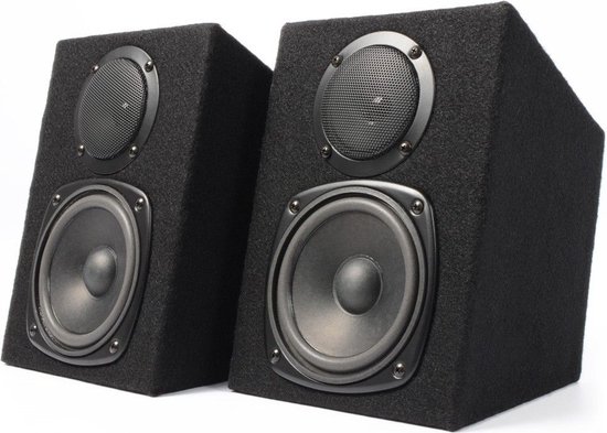 Studio Monitor Speakerset - Fenton DMS40 - 2 DJ Speakers tot 100 Watt - 4.5 Inch Passief - Compact Formaat