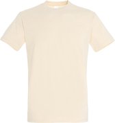 SOLS Heren Keizerlijke Zwaargewicht T-Shirt met korte mouwen (Crème)