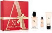 Armani - Si SET Eau de parfum 100 ml + Lotion Points 75 ml + Eau de parfum 15 ml