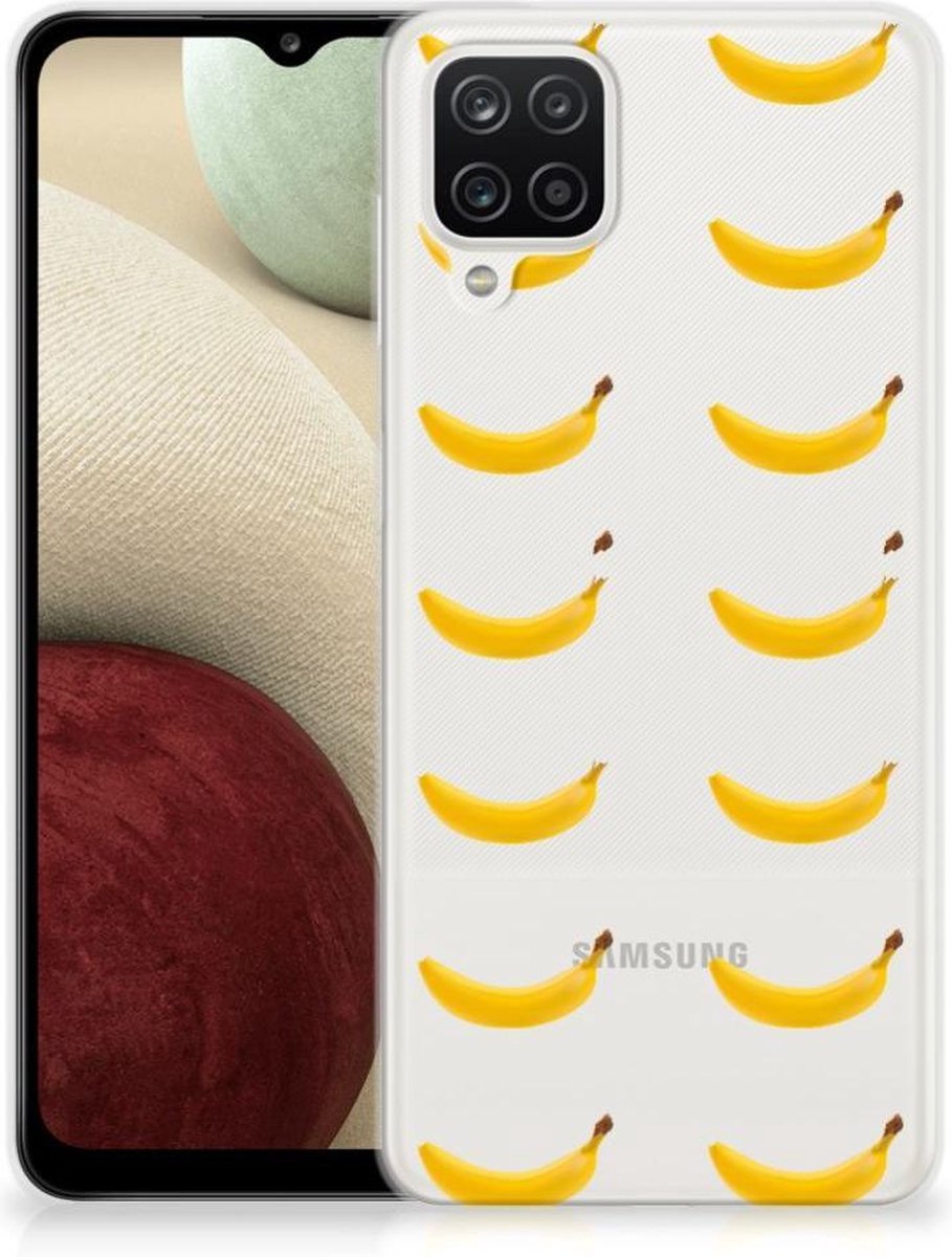 Samsung Galaxy A12 Siliconen Case Banana