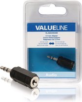 Valueline VLAB22930B cable gender changer 3.5mm 2,5 mm Noir