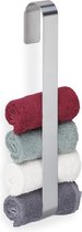 Relaxdays handdoekrek zelfklevend - handdoekhouder rvs - handdoekenrek zonder boren - wand