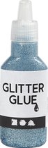 Glitterlijm. lichtblauw. 25 ml/ 1 fles