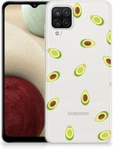 Telefoon Hoesje Samsung Galaxy A12 Siliconen Hoesje met Foto Avocado