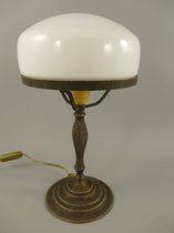 Tafellamp - Messing - Bruin - 37 cm hoog