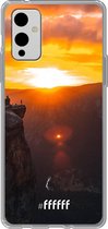 6F hoesje - geschikt voor OnePlus 9 -  Transparant TPU Case - Rock Formation Sunset #ffffff