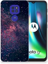 Telefoonhoesje Motorola Moto G9 Play | E7 Plus TPU Siliconen Hoesje met Foto Stars