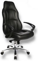 Topstar Office RS1 - Bureaustoel - Echt leder - zwart