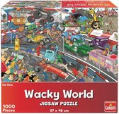 Goliath Wacky World Puzzle Car Race 1000 pièces