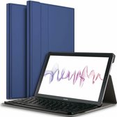 Samsung Galaxy Tab A7 Toetsenbord Hoes 10.4 (2020) Bluetooth Keyboard hoesje voor Tab A7 2020 - Blauw