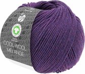 Cool Wool Melange GOTS 0103 Kleur: Donker violet gevlekt