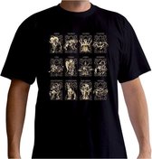 SAINT SEIYA - T-Shirt - 12 Armures d'Or (XL)