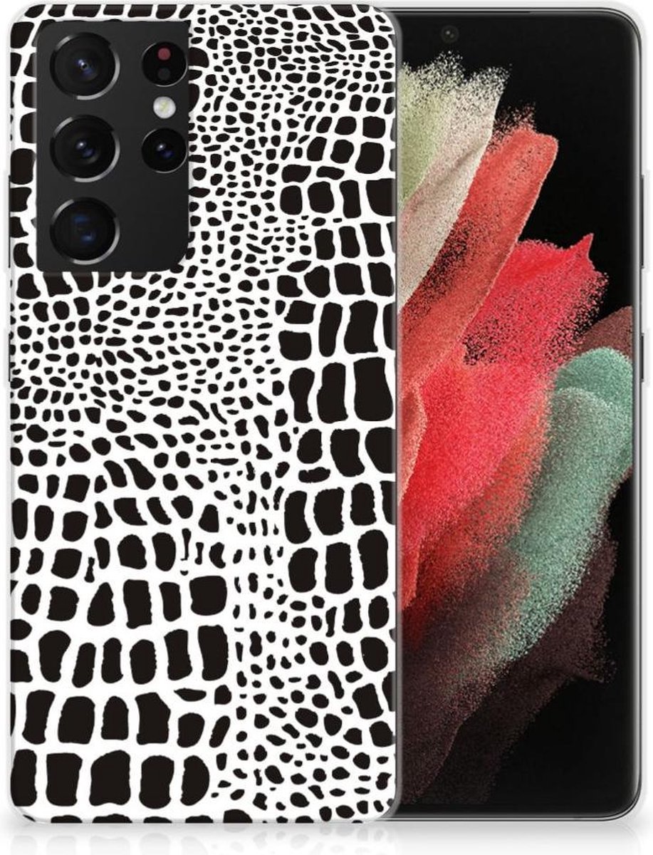 Samsung Galaxy S21 Ultra TPU Hoesje Slangenprint