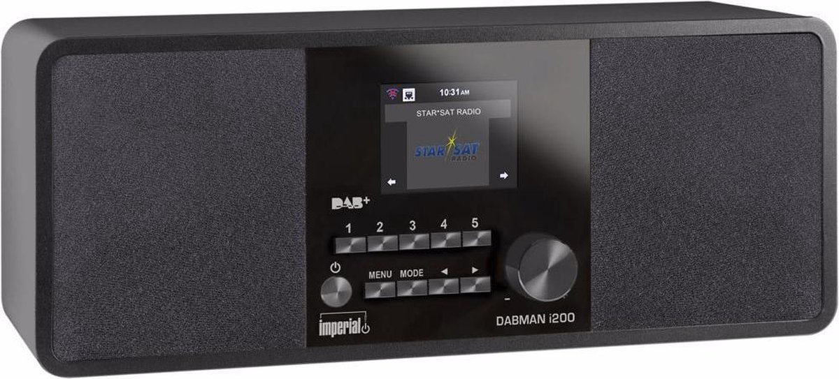 Imperial DABMAN i200 - DAB+ FM + internet radio - Zwart | bol.com