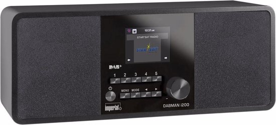 Imperial DABMAN i200 - DAB+ FM + internet radio - Zwart