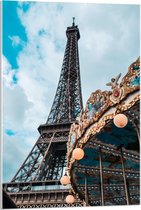 Acrylglas –Eiffeltoren - Parijs– 100x150cm Foto op Glas (Wanddecoratie op Acrylglas)