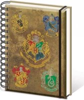 Notitieboek - Harry Potter: Hogwarts Crest - A5