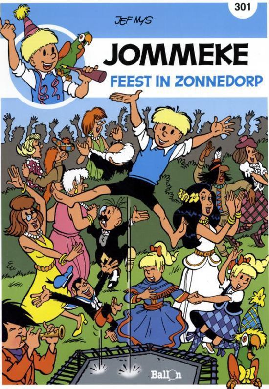 philippe-delzenne-jommeke-strip---nieuwe-look-301-----feest-in-zonnedorp