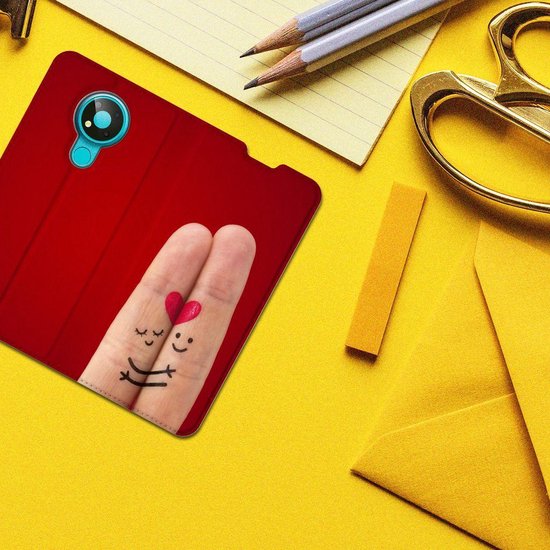 Étui cadeau pour femme Nokia 3.4 Smart Cover Love