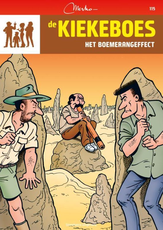 Cover van het boek 'De Kiekeboes 115 Het boemerangeffect'
