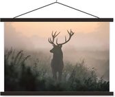 Sweet Living Poster - Edelhert In De Mist - 0 X 0 Cm - Multicolor