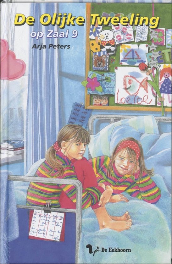 Cover van het boek 'De olijke tweeling op zaal 9' van A. Peters