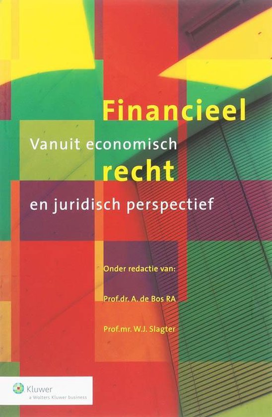 Cover van het boek 'Financieel recht / druk 1'