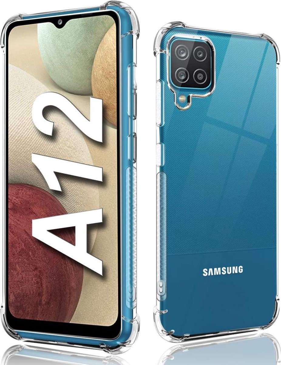Hoesje Schokbestendig Transparant Geschikt voor Samsung Galaxy A12