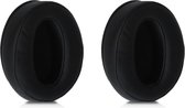 kwmobile 2x oorkussens compatibel met Sennheiser HD450BT / HD350BT - Earpads voor koptelefoon in zwart