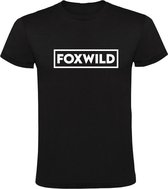 Foxwild Heren t-shirt | Peter Gillis | Massa is kassa | hatseflatse | Massa = Kassa | Zwart