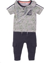 Dirkje Set 'Panda far away' Broek+Shirt+Sjaaltje Navy Maat 56