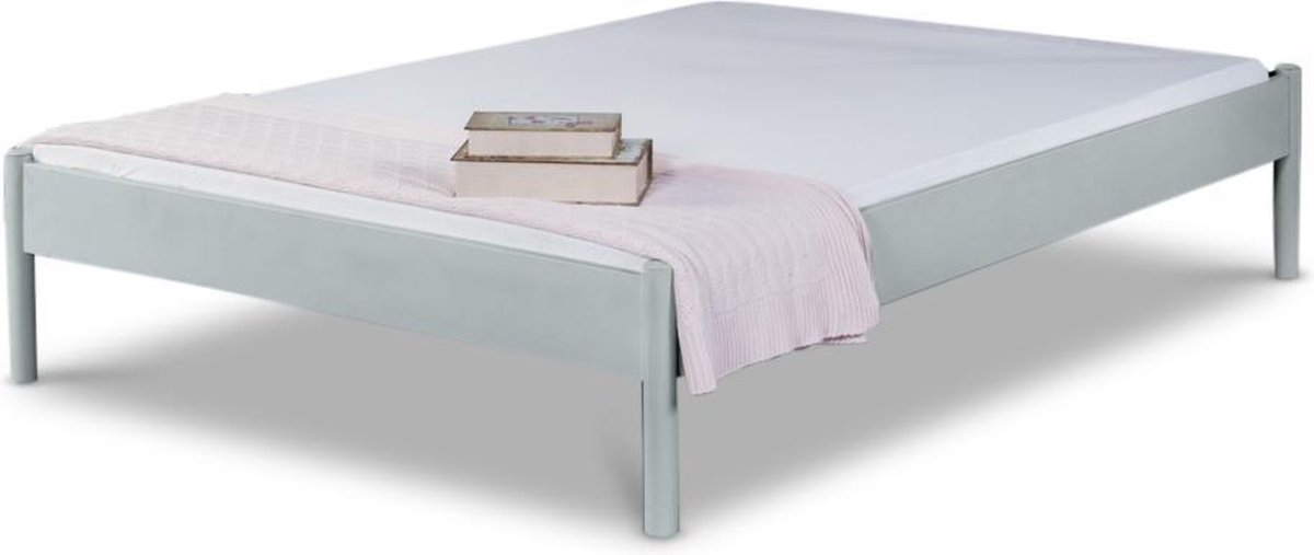 Bed Box Wonen Alice metalen bed Zilver 140x200 cm