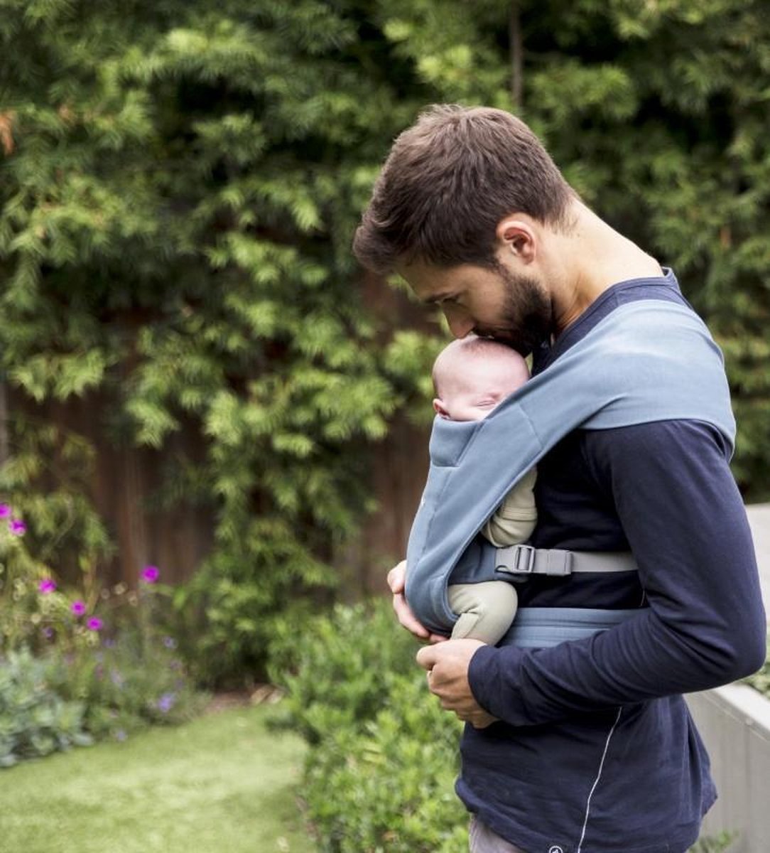 Ergobaby Embrace Draagzak Baby - Oxford Blue – foto 6