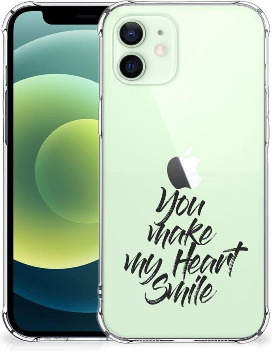 iPhone 12 Mini Telefoonhoesje met tekst Heart Smile