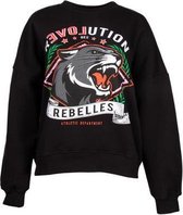 Trui Sweatshirt Colourful Rebel Zwart maat 34