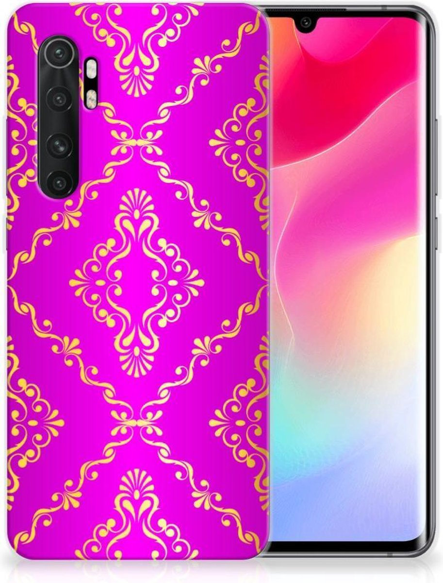 Siliconen Hoesje Xiaomi Mi Note 10 Lite Barok Roze